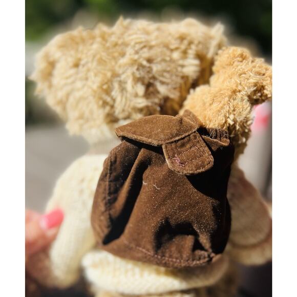New Bearington Bear Collection - Kyle #1173 12” Baby In Backpack No Pants - Picture 6 of 8